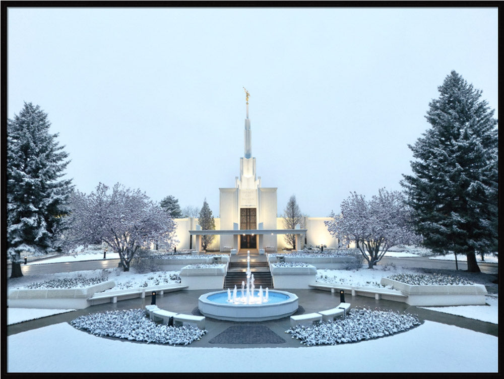 Denver Colorado Temple - Seasons Collide
