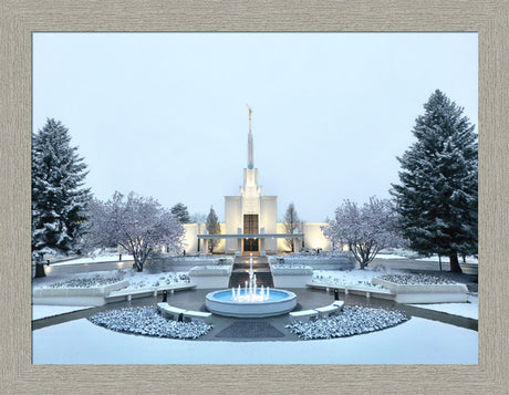 Denver Colorado Temple - Seasons Collide