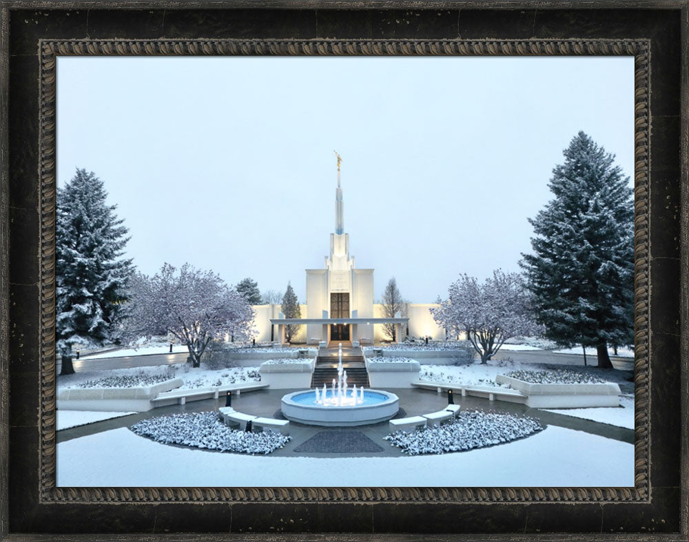 Denver Colorado Temple - Seasons Collide