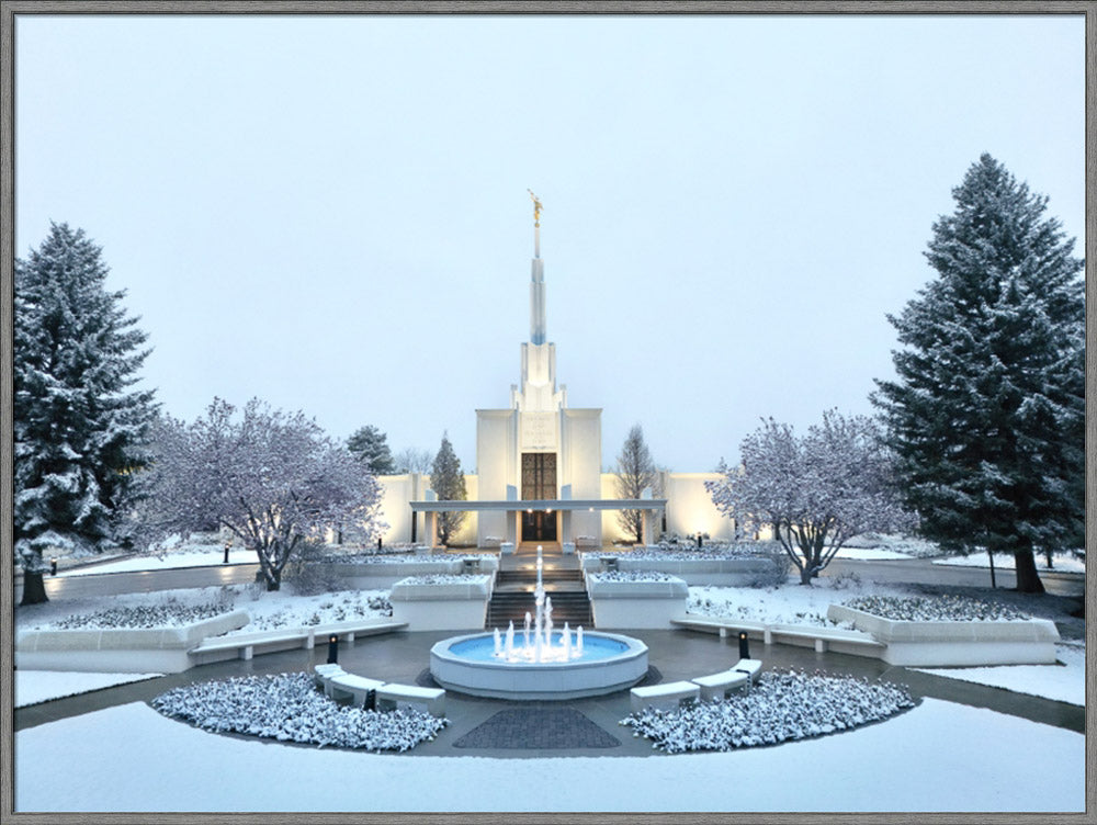 Denver Colorado Temple - Seasons Collide