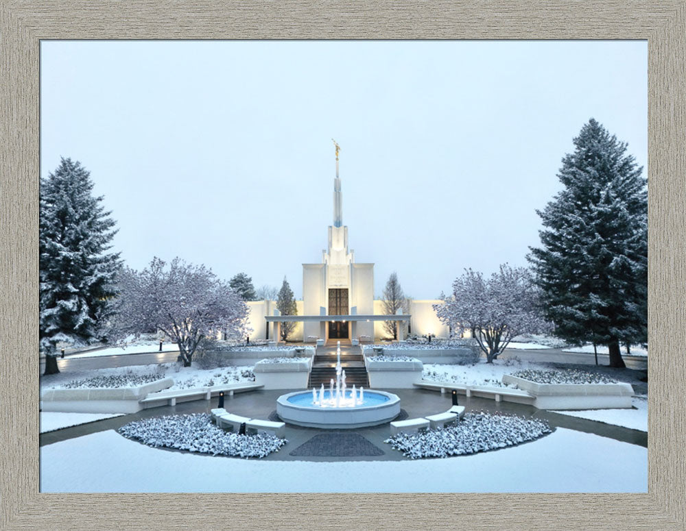 Denver Colorado Temple - Seasons Collide