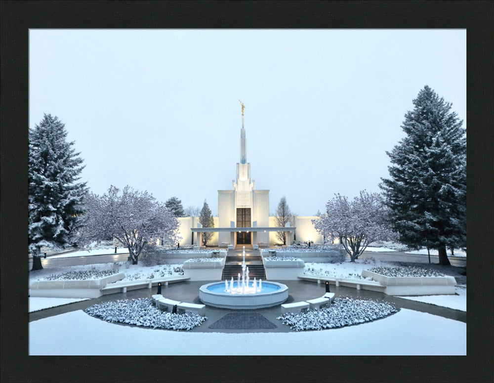 Denver Colorado Temple - Seasons Collide
