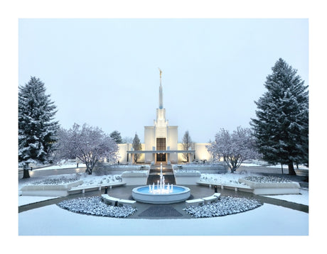 Denver Colorado Temple - Seasons Collide