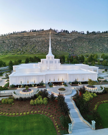 Billings Montana Temple - A House Built Upon A Rock
