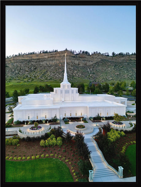 Billings Montana Temple - A House Built Upon A Rock
