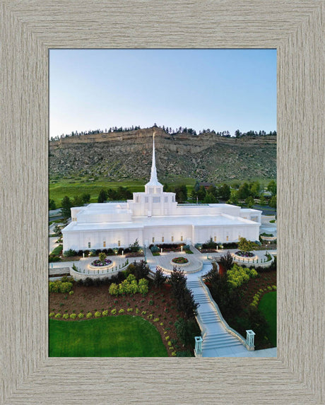 Billings Montana Temple - A House Built Upon A Rock