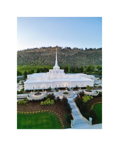 Billings Montana Temple - A House Built Upon A Rock