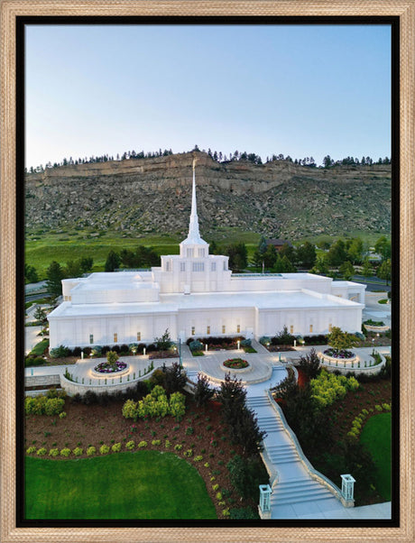 Billings Montana Temple - A House Built Upon A Rock