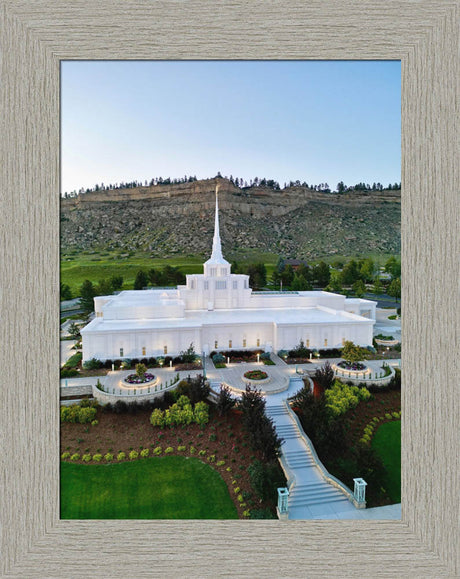 Billings Montana Temple - A House Built Upon A Rock