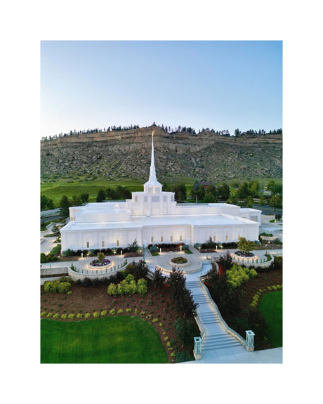 Billings Montana Temple - A House Built Upon A Rock