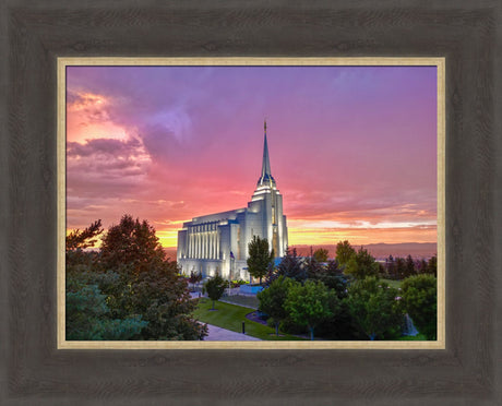 Rexburg Idaho Temple - Divine Dusk