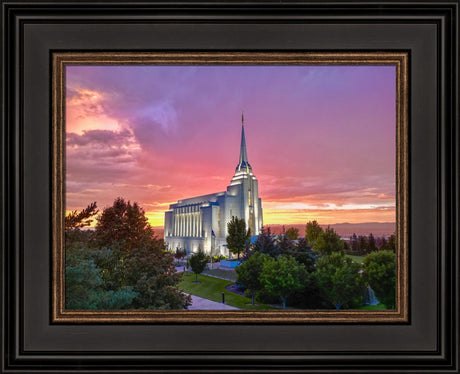 Rexburg Idaho Temple - Divine Dusk