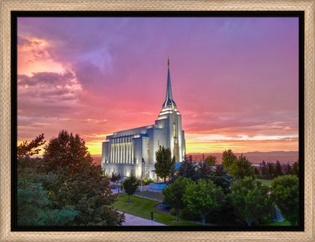 Rexburg Idaho Temple - Divine Dusk