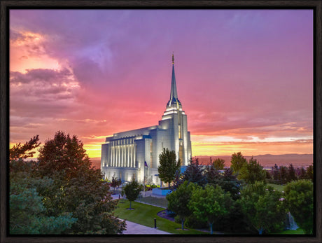 Rexburg Idaho Temple - Divine Dusk