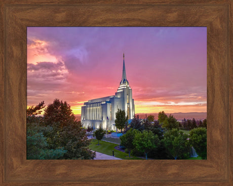 Rexburg Idaho Temple - Divine Dusk