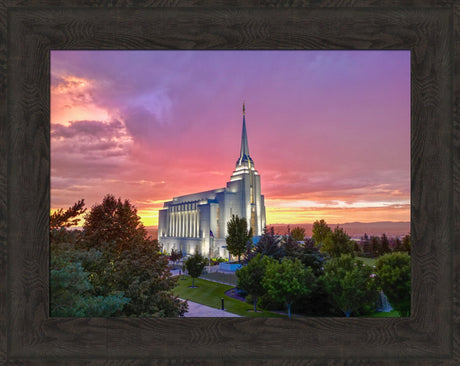 Rexburg Idaho Temple - Divine Dusk