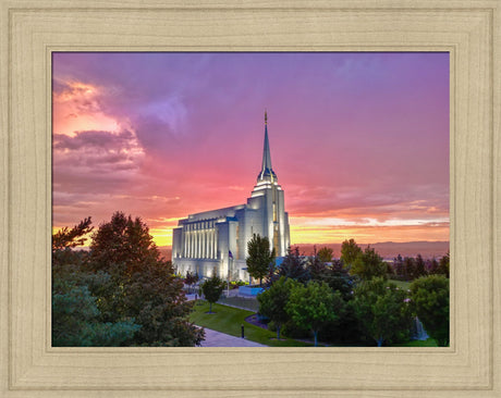 Rexburg Idaho Temple - Divine Dusk