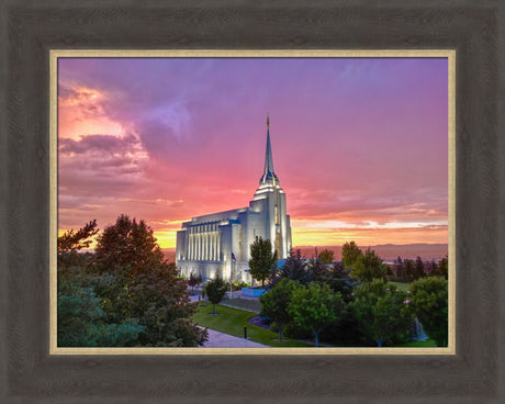 Rexburg Idaho Temple - Divine Dusk