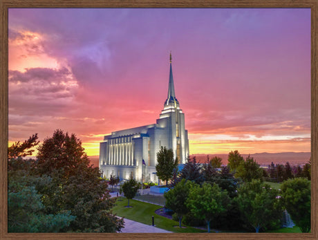 Rexburg Idaho Temple - Divine Dusk