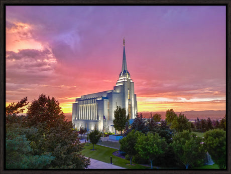 Rexburg Idaho Temple - Divine Dusk