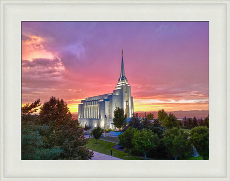 Rexburg Idaho Temple - Divine Dusk