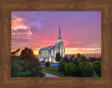 Rexburg Idaho Temple - Divine Dusk