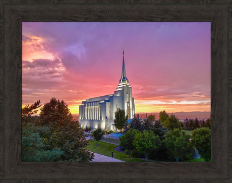 Rexburg Idaho Temple - Divine Dusk