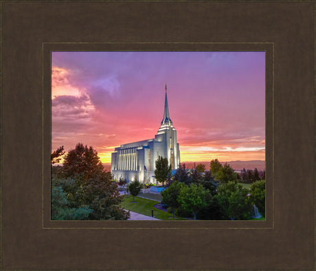 Rexburg Idaho Temple - Divine Dusk