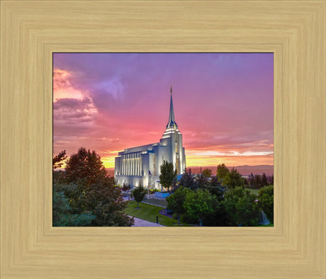 Rexburg Idaho Temple - Divine Dusk
