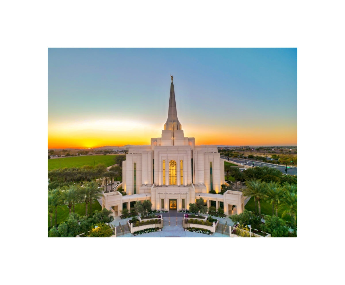Gilbert Arizona Temple - Sonoran Sunset