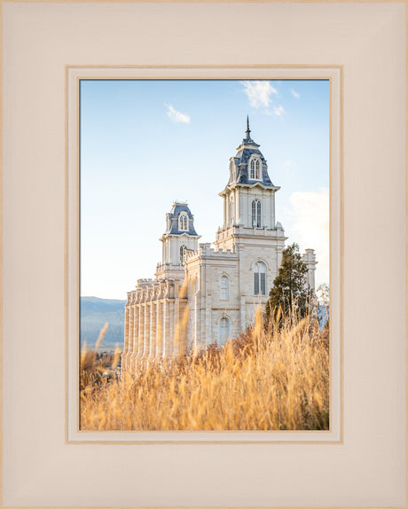 Manti Temple - Golden by Evan Lurker