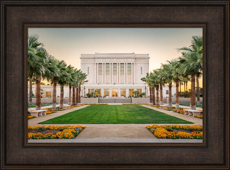 Mesa Temple - Evening Glow by Evan Lurker