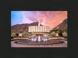 Provo Temple - Sunset Storm by Evan Lurker