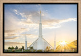 Boise Idaho Temple- Endless Light - framed giclee canvas