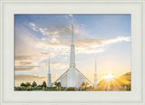 Boise Idaho Temple- Endless Light - framed giclee canvas