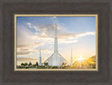 Boise Idaho Temple- Endless Light - framed giclee canvas