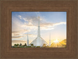 Boise Idaho Temple- Endless Light - framed giclee canvas