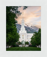 Mount Timpanogos Utah Temple - Grace - framed giclee canvas