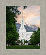 Mount Timpanogos Utah Temple - Grace - framed giclee canvas