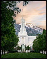 Mount Timpanogos Utah Temple - Grace - framed giclee canvas