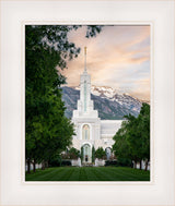 Mount Timpanogos Utah Temple - Grace - framed giclee canvas