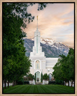 Mount Timpanogos Utah Temple - Grace - framed giclee canvas