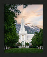 Mount Timpanogos Utah Temple - Grace - framed giclee canvas