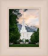 Mount Timpanogos Utah Temple - Grace - framed giclee canvas