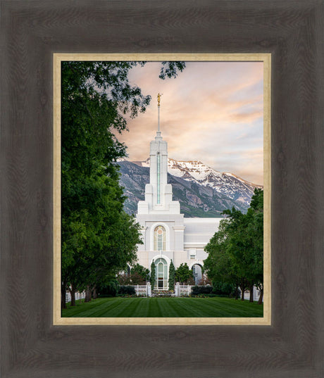 Mount Timpanogos Utah Temple - Grace - framed giclee canvas