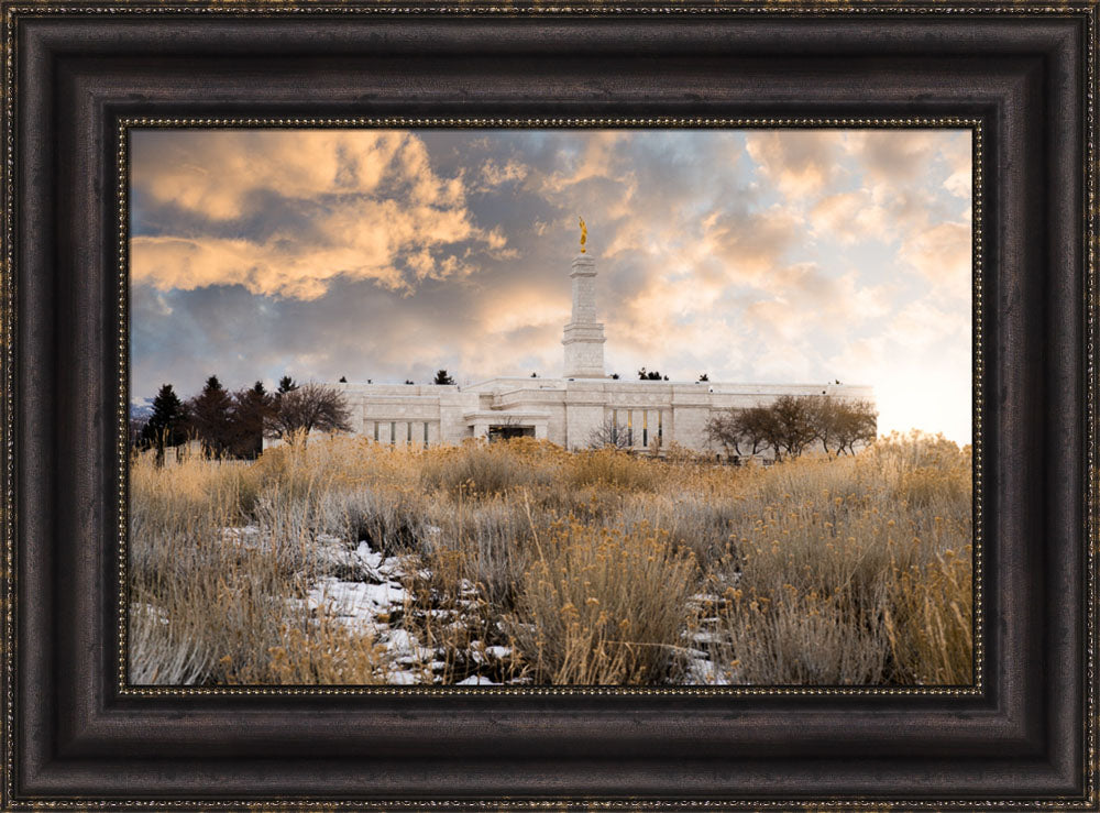 Monticello Temple - Winter by Evan Lurker
