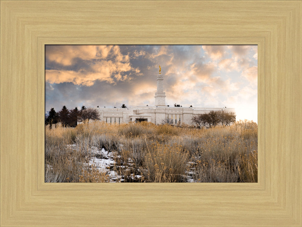 Monticello Temple - Winter by Evan Lurker