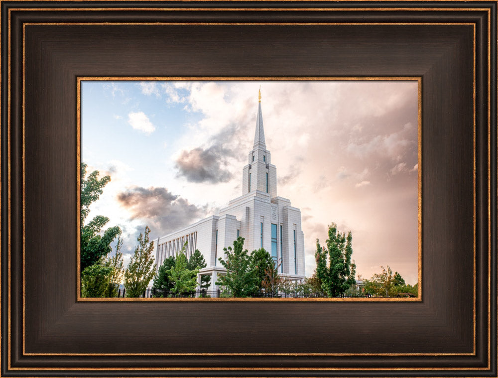 Oquirrh Mountain Temple - Light Prevails by Evan Lurker