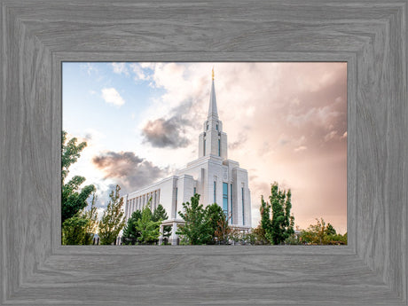 Oquirrh Mountain Temple - Light Prevails by Evan Lurker