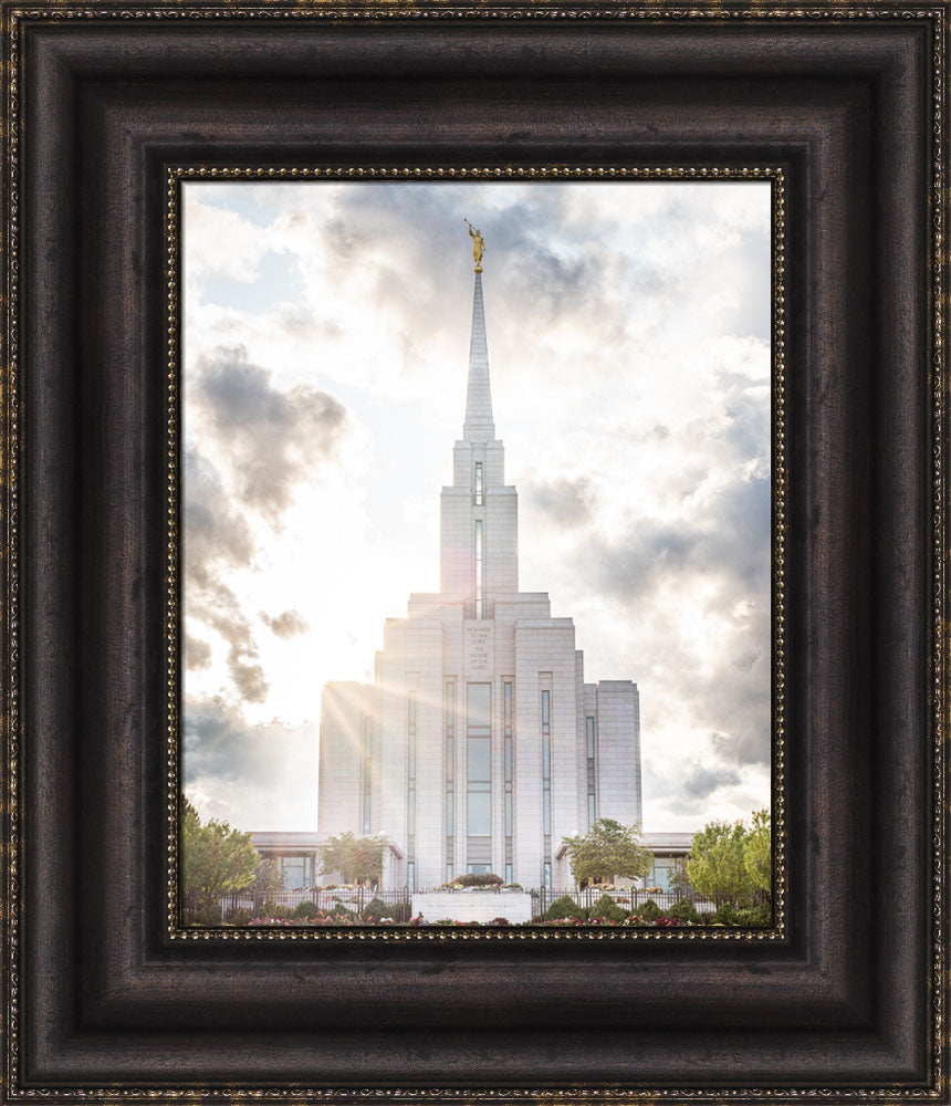 Oquirrh Mountain Temple - Glorious Light by Evan Lurker